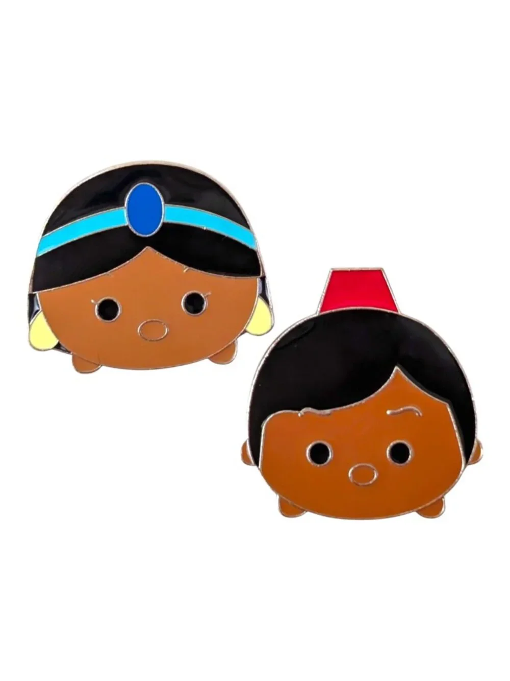 Aladdin Disney Pins: Jasmine and Aladdin Tsum Tsum